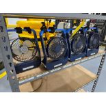 (6) TF32B Battery Powered Portable Fans, 20000mAh Polymer Battery, Three Fan Speeds