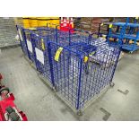 (4) 2-Level Wire Deck Carts, 36" x 24"