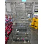 (2) U-Line 4,000 LB. Collapsible Wire Containers, Model H-1732, 48" x 40" x 42-1/2" ($25 Loading fee