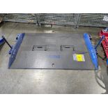 U-Line 20,000 LB. Dock Plate, 6' x 4', Diamond Plate ($25 Loading fee will be added to buyer's invoi