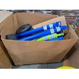 Gaylord Box of U-Line Delineator Posts, Some w/ Hexagonal Bases, Assorted Colors ($20 Loading fee wi
