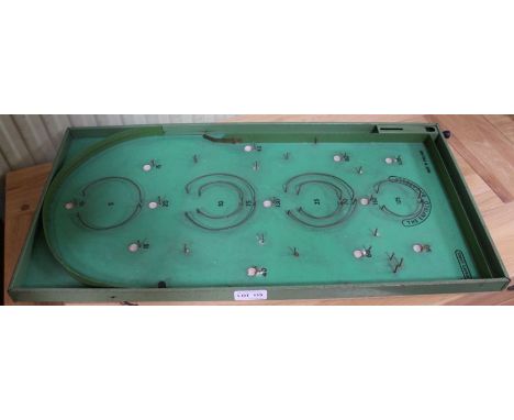 An original Spears Games, The Enfield Bagatelle board