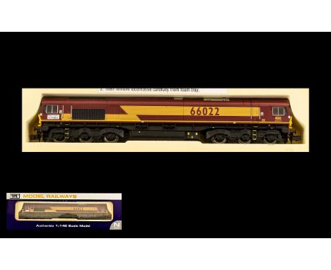 Dapol Model Railways N Gauge 1.148 Scale Models ND 06613 Class 66 Locomotive EWSI Euro 66022 . In original box and outer box,