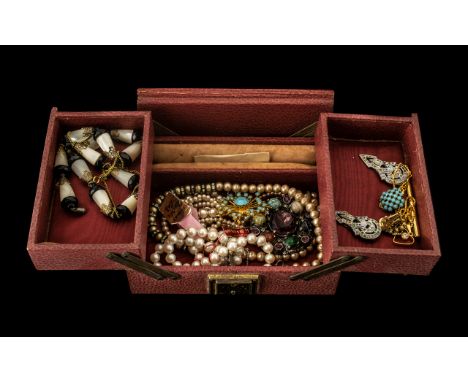 Box of Miscellaneous Costume Jewellery