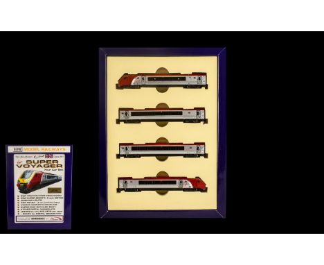 Dapol Model Railways Ltd Edition Virgin Super Voyager detailed diecast model Four Car Set HD 073A Super Voyager 221109 Marco 