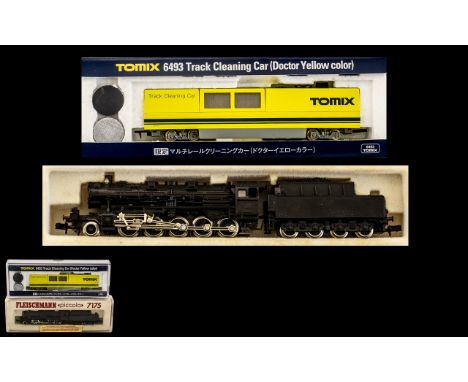 Fleischmann HIGH Quality Locomotive Diecast  N Gauge Model Piccolo 7175 N Gauge Locomotive and Tender with box, Near mint con