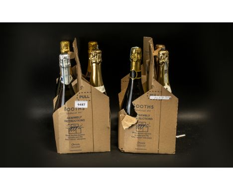 Collection of Sparkling Wine (7 Bottles) comprising Scalini Prosecco; M &amp; S Prosecco; Rhona Blanc; Cremant de Bourgese; B