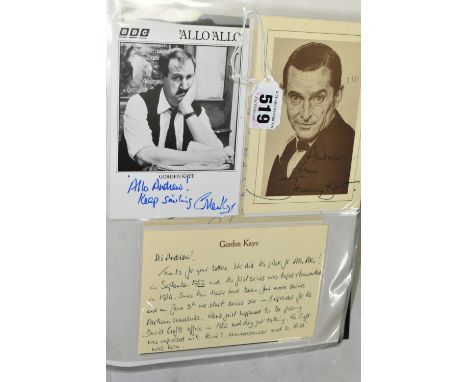 PHOTOGRAPH / AUTOGRAPH ALBUMS, One Album containing 181 photographs, photocards, postcards, envelopes, letters and notes, all