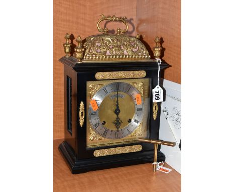 A MODERN ELLIOTT OF LONDON LIMITED EDITION 'THE GOLDEN JUBILEE CLOCK', retailed by Garrard &amp; Co Ltd, in the 17th century 