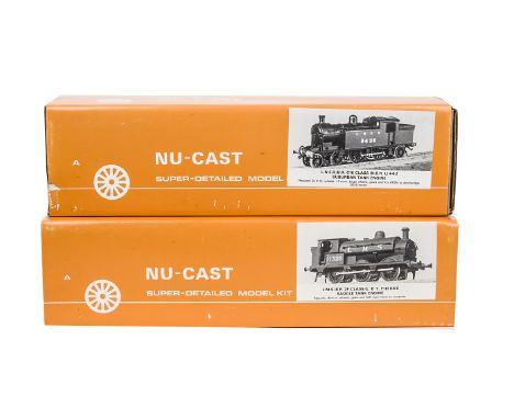 A pair of Nu-Cast 00 Gauge unmade Locomotive Kits, LNER/BR C16 Class 4-4-2 Suburban Tank Engine and LMS/BR 2F Class 0-6-0 Sad
