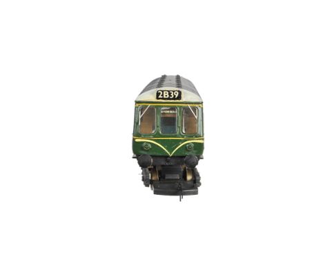 Lima 00 Gauge Class 101 DMU Power Car converted to Class 121 or similar Double Ended Railcar and LMS Shunter, finished in BR 