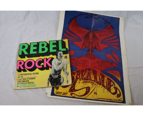 Rebel Rock Memorabilia - Photographic record of Sex Pistols last tour of Europe, England, together with a double sided poster