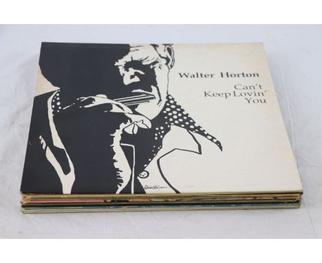 Vinyl - Walter Horton collection of 9 LPs to include The Soul of Blues Harmonica, An Offer You Cant Refuse, Cant Stop Lovin Y