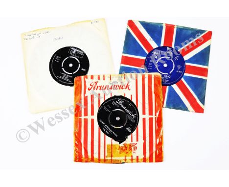 Vinyl &amp; Music Autographs - The Who - Three 45's to include Anyway Anyhow Anywhere / Daddy Rolling Stone (Brunswick 05935)