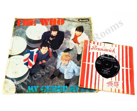 Vinyl &amp; Music Autographs - The Who LP &amp; Single fully signed by the whole band Roger Daltrey, Keith Moon, Pete Townsen