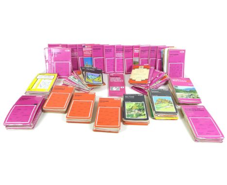 A large quantity of Ordnance Survey maps. (1 box) 