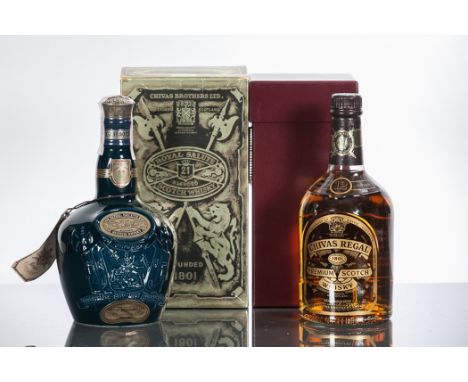 ROYAL SALUTE 21 YEAR OLD
Blended Scotch Whisky in blue Wade ceramic bottle. 70cl, 40% volume, with pouch, in carton.
CHIVAS R