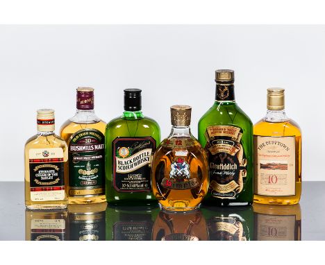 THE DUFFTOWN GLENLIVET 10 YEAR OLD
Single Highland malt whisky. 50cl, 43% volume.
GLENFIDDICH 8 YEAR OLD
Single Highland malt