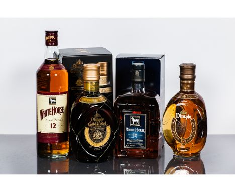 DIMPLE 12 YEAR OLD
Blended Scotch whisky. 500ml, 40% volume.
DIMPLE GOLD CREST
Blended Scotch whisky. 700ml, 40% volume. In c