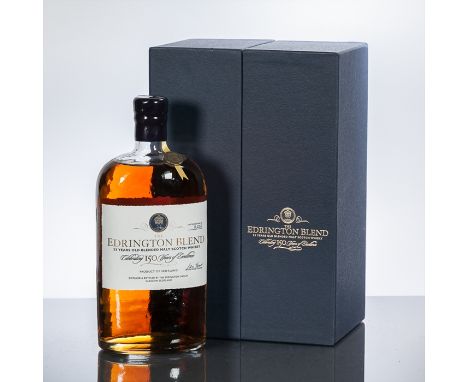 THE EDRINGTON BLEND 
Blended Scotch Whisky aged 33 Years. One of a limited edition of 3,250 released to celebrate 150 years o