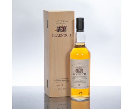 FLORA & FAUNA BLADNOCH 10 YEAR OLD
Single Lowland Scotch Whisky. 70 cl, 43% volume. In presentation case.
