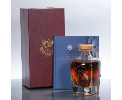NORTH BRITISH 50 YEAR OLD 
Single Grain Scotch whisky, bottled to celebrate 125 years of distilation. Bottle no. 468 of 500. 