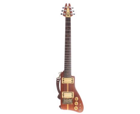 1981 Kay K-45 'Rifle' electric guitar; Finish: walnut with maple centre stripe, generally good, some minor dings; Fretboard: 