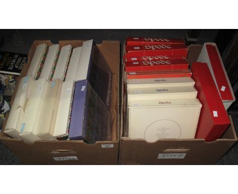 Two boxes of Wedgwood and Spode Christmas collectors plates,  in original boxes. (2)(B.P. 21% + VAT) 