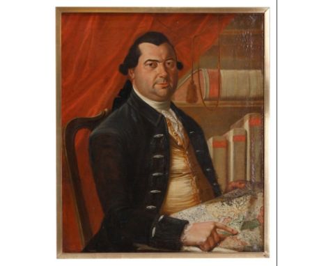 Paar Gemälde - Anonymer Künstler aus dem 18.Jahrhundert "1. wohl einer der Baumeister der Burg Plassenburg bei Kulmbach, Herr