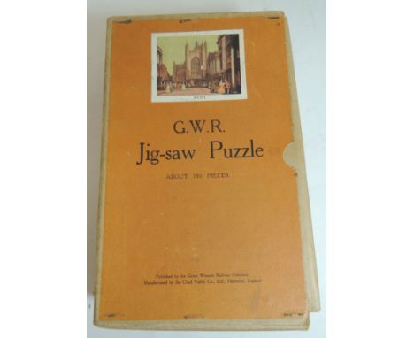 Chad Valley GWR jig-saw puzzle of Bath in original box, complete