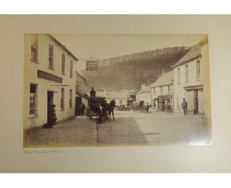 A Victorian presentation leather bound photograph album, with inscription to "William Gower Griffiths"...... from members of 
