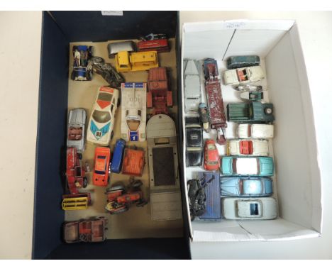 DINKY - Heinkel; Triumph 2000; Massey Ferguson Combine Harvester; Field Marshall Tractor and other diecast vehicles, all unbo