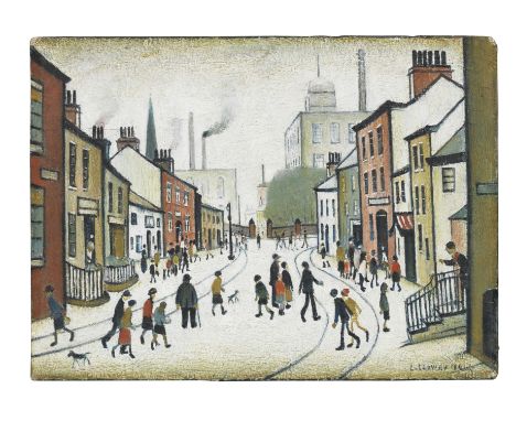 Laurence Stephen Lowry R.A. (British, 1887-1976)Street Scene signed and dated 'L.S.LOWRY 1941' (lower right)oil on canvas30.5