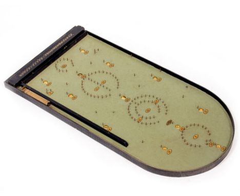 A BAGATELLE BOARD 76cm x 39cm