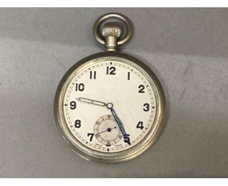 Vintage Air Ministry pocket watch (working - just needs a glass face)