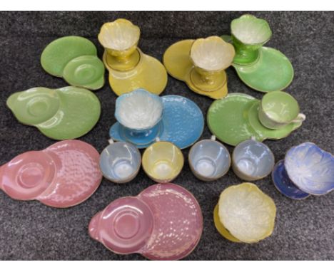 20 pieces of Maling lustre ware - including Sundae’s, cups &amp; saucers