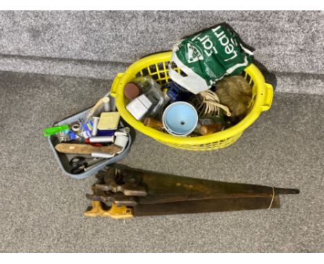 Miscellaneous tools to include vintage hand saws etc
