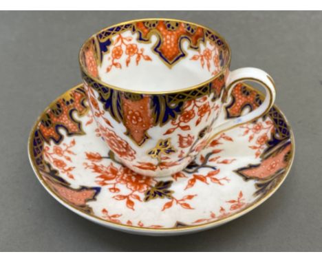 Vintage Royal Crown Derby “Imari patterned” cup &amp; saucer