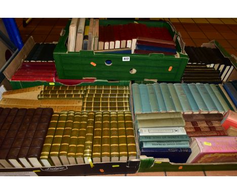 BOOKS, five boxes containing approximately 155 titles in hardback format to include a large collection of Heron Books featuri