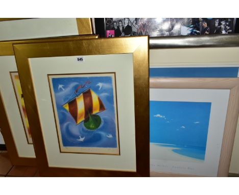 THREE ADAM BARSBY LIMITED EDITION PRINTS, comprising 'Dreams of the Ocean', no.50/500, 'Free as a Bird', no.126/500 and 'Roma