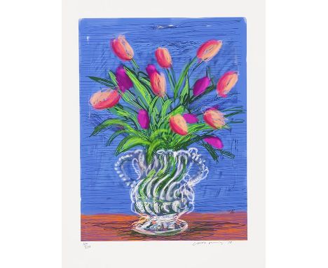 David Hockney     1937 Bradford - lebt und arbeitet in London und Los Angeles A Bigger Book. Art Edition No. 251–500. Untitle