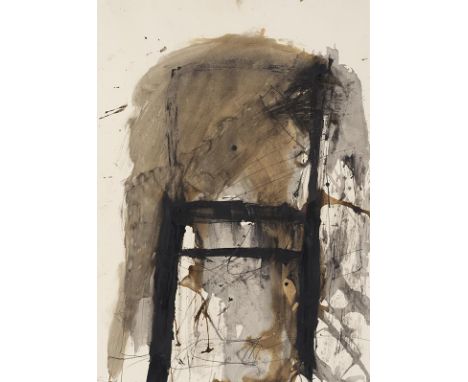 Antoni Tàpies     1923 Barcelona - 2012 Barcelona Chair on Paper. 1965. Mischtechnik.  Links unten signiert und datiert. Auf 