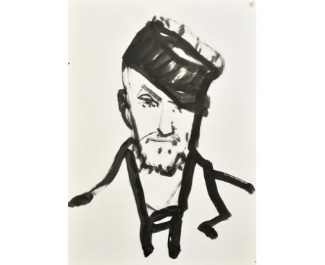 Sven Berlin (1911-1999), a collection of three works, all figural studies, a self-portrait, watercolour, 23" x 16.5" (58 x 42