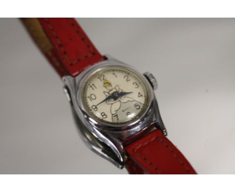 A VINTAGE WALT DISNEY CINDERELLA WRIST WATCH