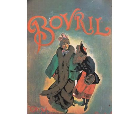 A VINTAGE ENAMELLED BOVRIL SIGN