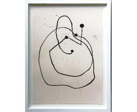 Joan Miró i Ferrà (1893–1983) unsigned 1974 lithograph from the suite 'Les pénalités de l'enfer ou les nouvelles Hébrides' - 