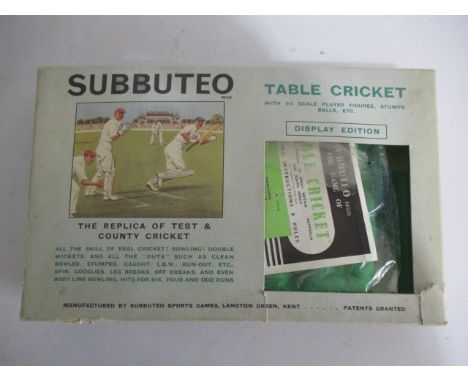 A boxed Subbuteo table cricket game 'The Replica of Test &amp; County Cricket' 