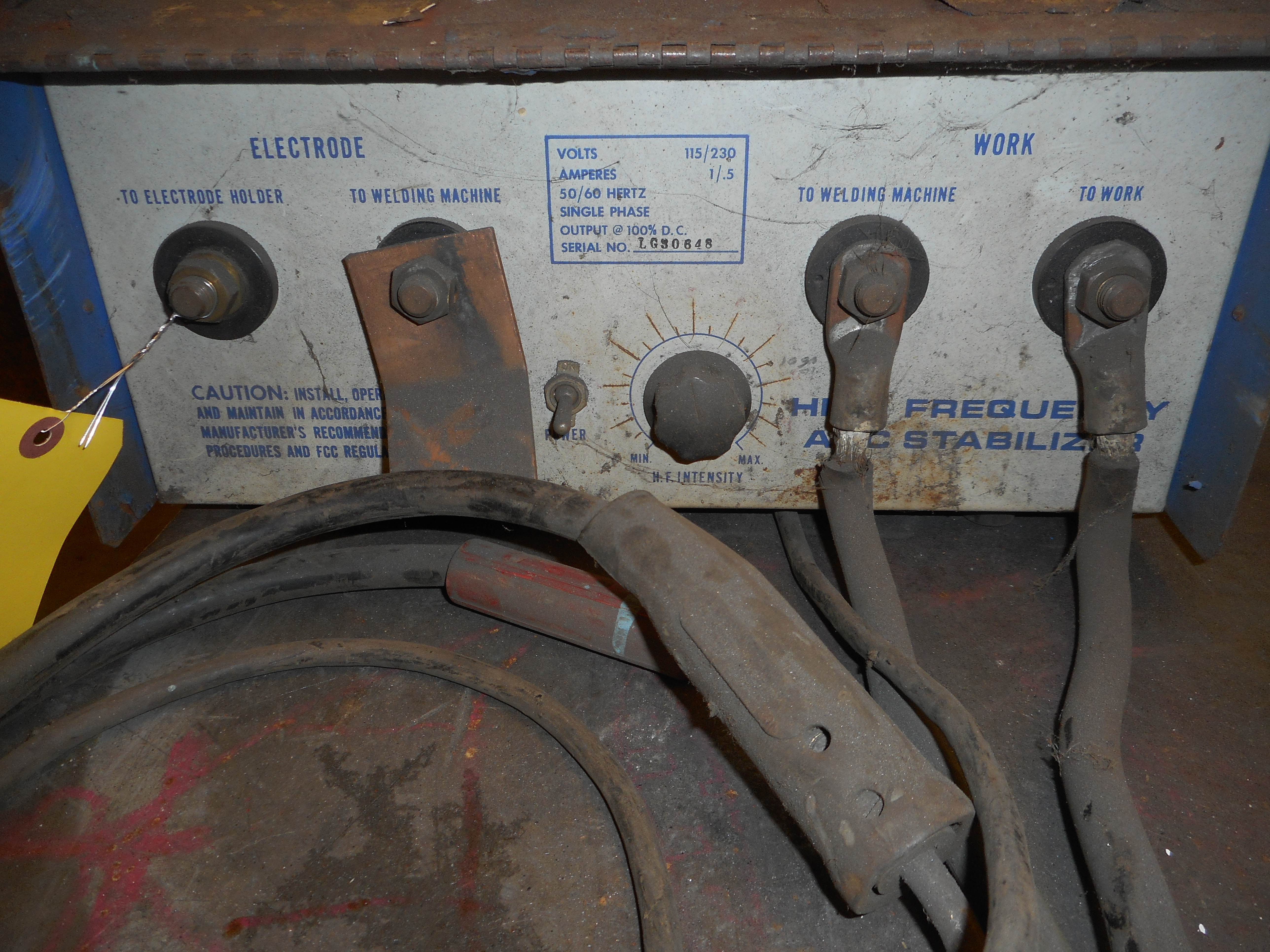 HIGH FREQUENCY ARC STABILIZER