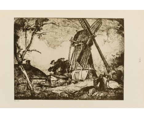 Brangwyn (Frank) Catalogue of the Etched Work of Frank Brangwyn, 108 plates and tissue guards, pictorial endpapers, one tissu