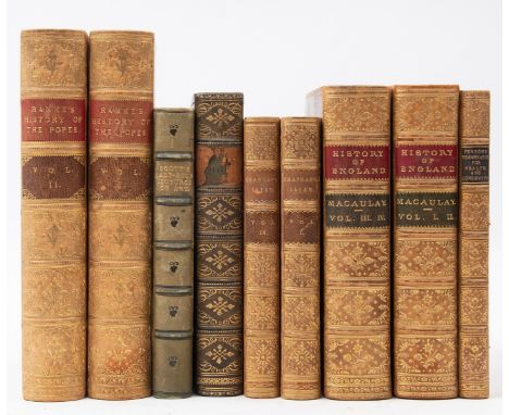 Bindings.- Macaulay (Lord) The History of England, From the Accession of James the Second, 4 vol. bound in 2, half-titles, co